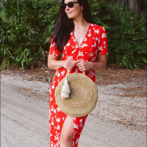 NWT ZARA Long floral button down shirt maxi dress - Picture 5 of 13